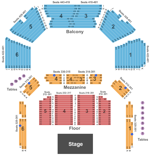 ACL Live At The Moody Theater Eric Church Seating Chart